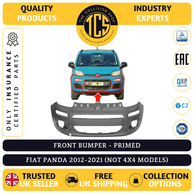 FCM - Tailored Rubber Car Mats - Fits Fiat Panda 2013-2015 - Anti Slip