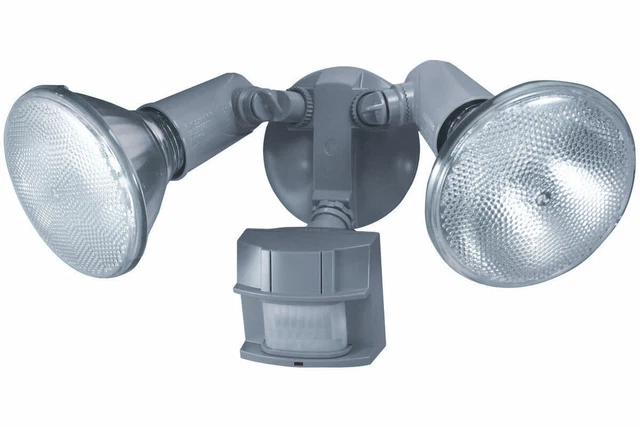 Heath Zenith HZ-5411 2 Light 150 Degree Motion Activated Security - Grey