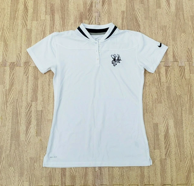ST. AMBROSE FIGHTING Bees Nike DriFit Collarless Golf Polo Shirt Women