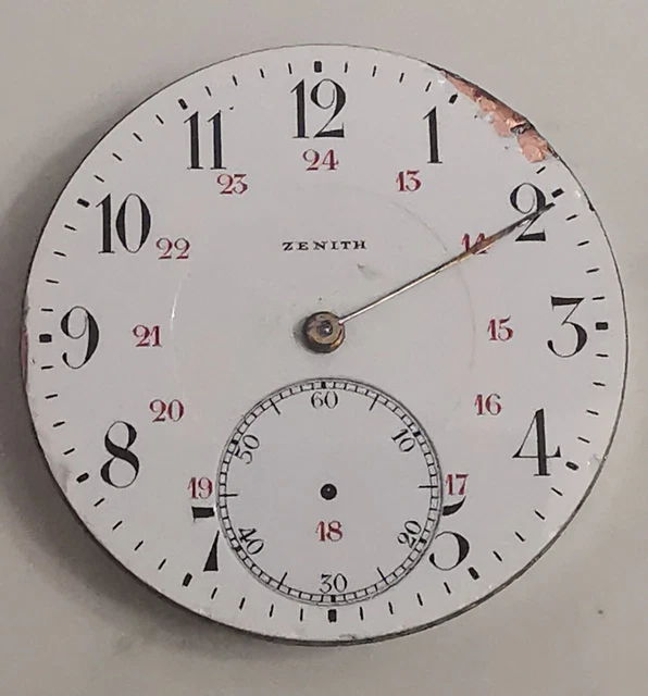 Mouvement De Montre à Gousset Record Watch Co Genève - Occasion - Pour Pièces Ou Réparation
