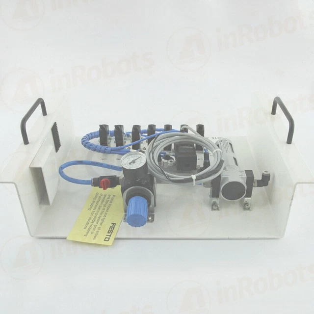 1PC Used FESTO 7 CHANNEL FILTER/REG ASSY W/ LF-D-MINI LF-D-MINI LRP-1/4-6,7