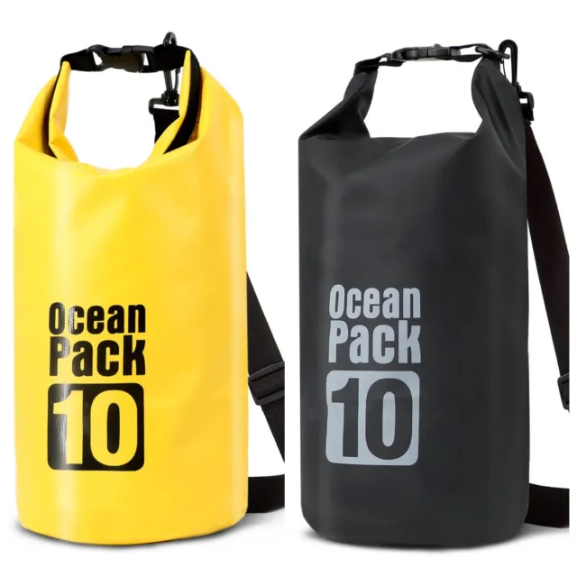 MoFut Dry Bag Seesack Packsack PVC Umhängetasche Crossbody Bag Wasserdicht 10L