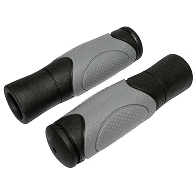 Paire poignées velo progrip 932 dual gris/noir 125mm