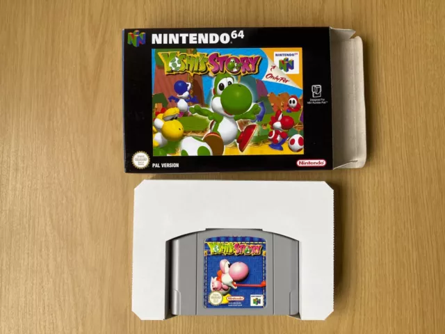 Yoshi's Story with Repro Box 1998 PAL Nintendo 64 N64 Video Game Yoshi