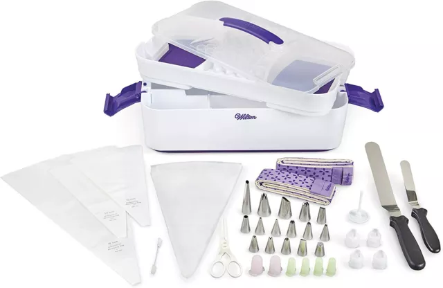 Wilton Decorator Preferred Cake Decorating Set 48 Piece Cake Decorating Tips