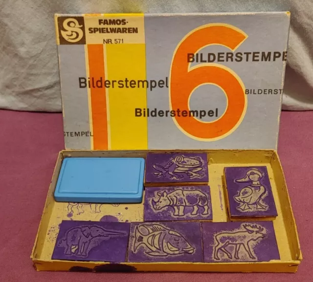 Ddr - Famos Stempel Spiel 571 - Bilderstempel - Vintage Ostalgie