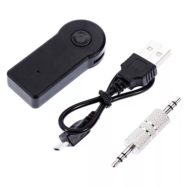 BT 3.5mm Phone AUX for Audio MP3 Car Stereo Music Receiver Adapter with Mic
