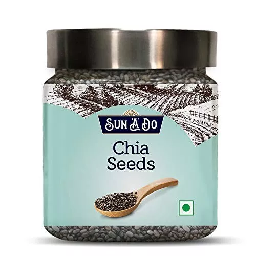 SUN-A-DO Raw Chia Seeds, 200 gm, Natural Free Shipping