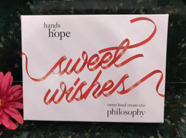 Philosophy Hands of Hope Sweet Hand Cream Trio 1oz x 3 - NEW in Box - QUICK SHIP