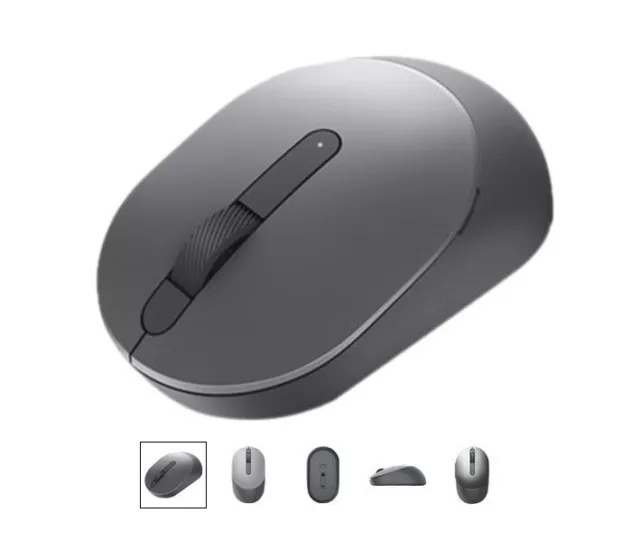 DELL MULTI DEVICE Wireless Bluetooth Mouse MS5320W Titan Gray 570-ABHI NB  NR £ - PicClick UK