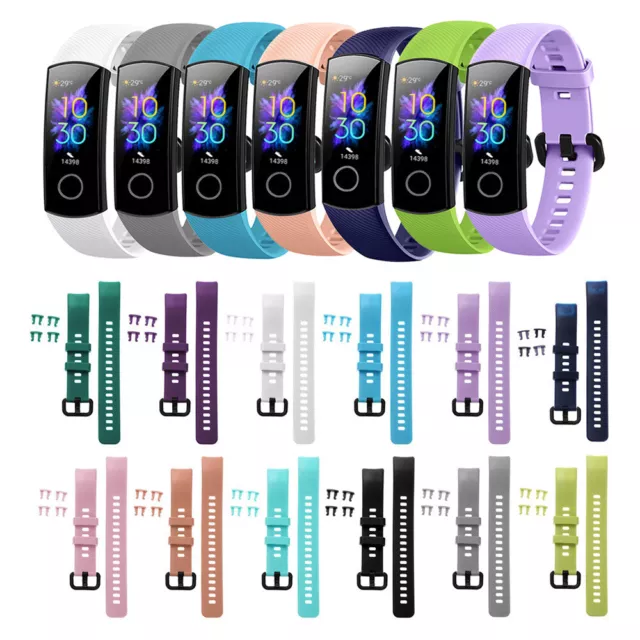 Wristbands Silicone For Honor Band 5 4 Replacement Strap Watch Band