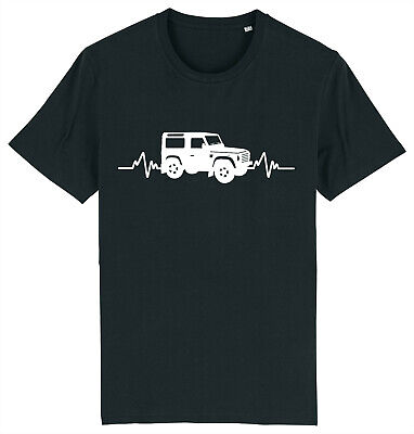 Heartbeat 4x4 Land Off Roader Rover Driver Off Road T-Shirt