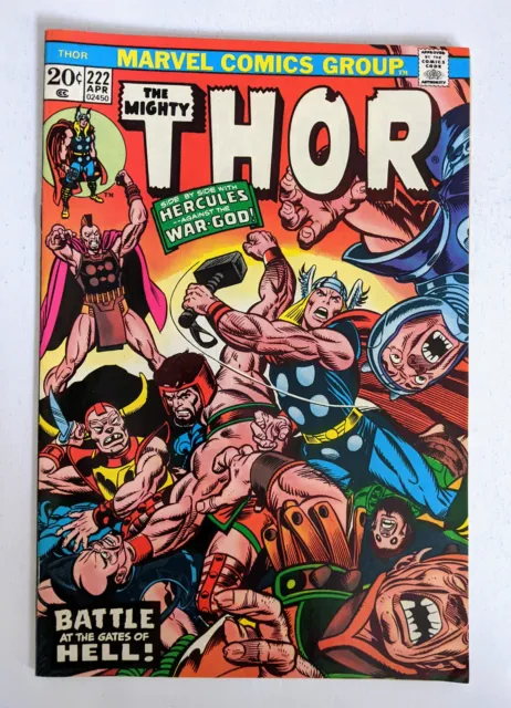 The Mighty Thor #222-224 (1974) Bronze Age Marvel Comics, High Grade, NM-