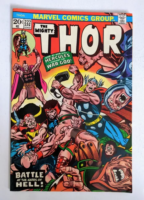 The Mighty Thor #222-224 (1974) Bronze Age Marvel Comics, High Grade, NM-