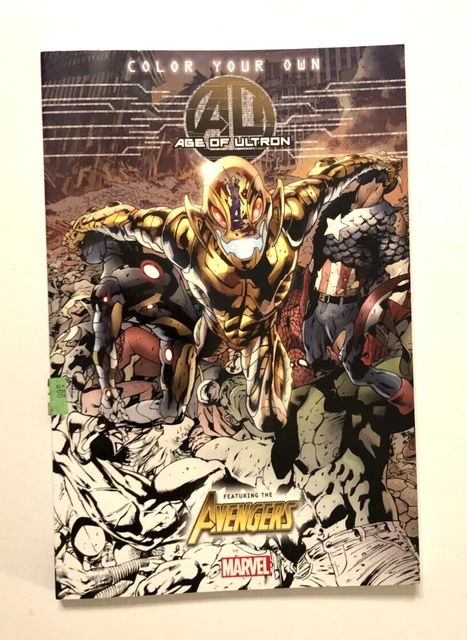 LIVRE DE COLORIAGE Avengers Color Your Own Age of Ultron Marvel Comics