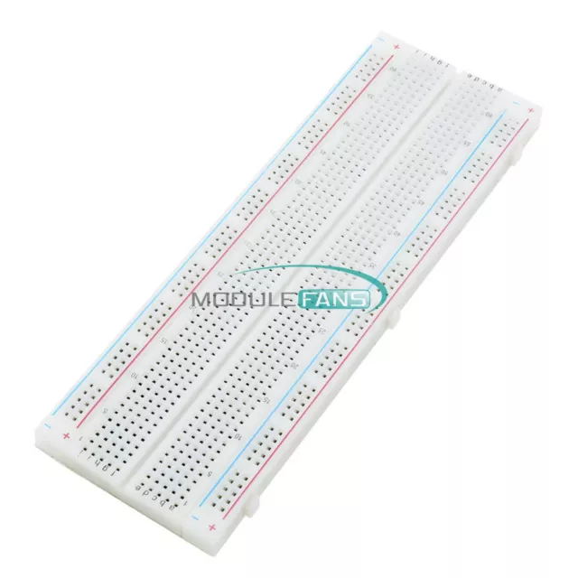 MB102 Solderless Breadboard 830 Points 2 Buses PCS Bread Board Test Circuit