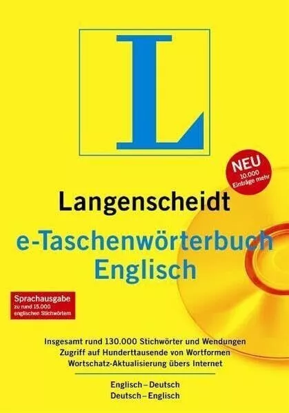 Langenscheidt e-Taschenwörterbuch Englisch (DVD-ROM)