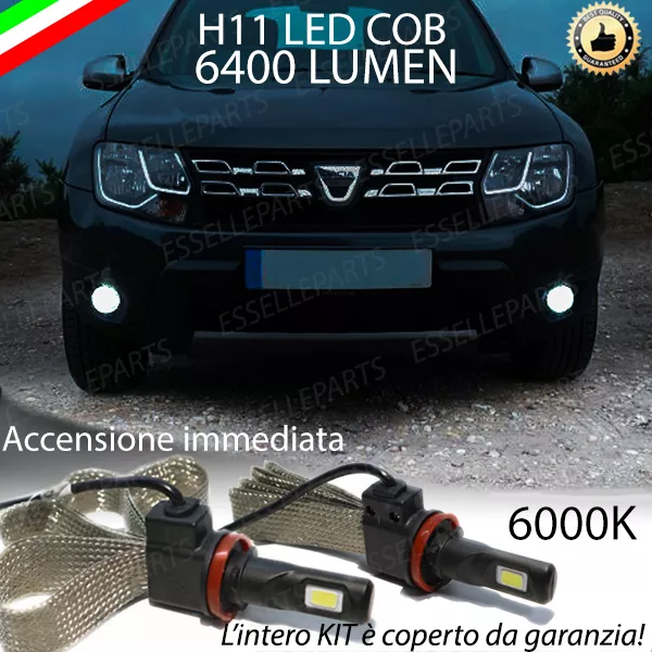 Kit H11 Led Fendinebbia Dacia Duster Canbus No Error Xenon