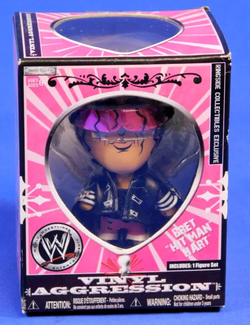 Wwe Vinyl Aggression Bret Hit Man Hart Ringside Collectibles Exclusive Jakks