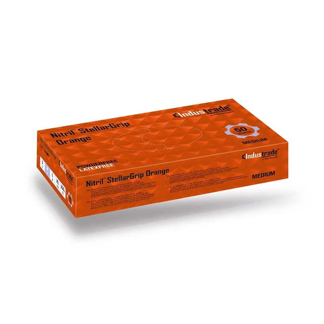 Nitril StellarGrip naranja - talla M