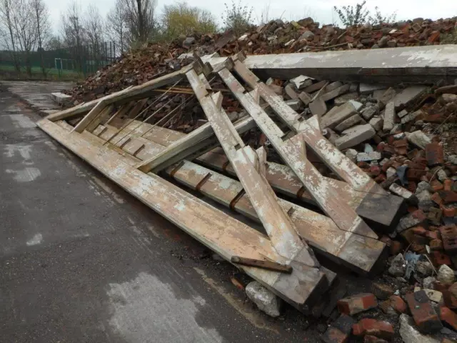 Used Timber Trusses - Set of 4 no - Used 3