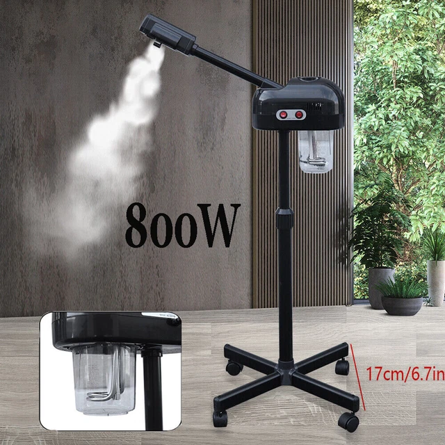 Professional Salon Spa Ozone Facial Steamer Beauty Equipment Skin Care Black New