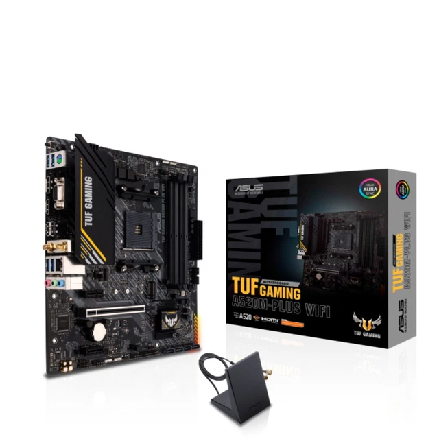 Tuf Gaming A520M-Plus Ii Carte Mère Gaming Amd A520 Ryzen Am4 Micro Atx (M.2, Displayport, Hdmi Tuf Gaming A520M-Plus Ii Carte Mère Gaming Amd A520 Ryzen Am4 Micro Atx (M.2, Displayport, Hdmi
