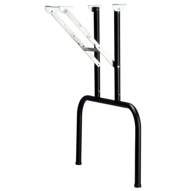 Folding Banquet Table Legs 2-Pack Compact Easy Assemble Tubular Steel Durable