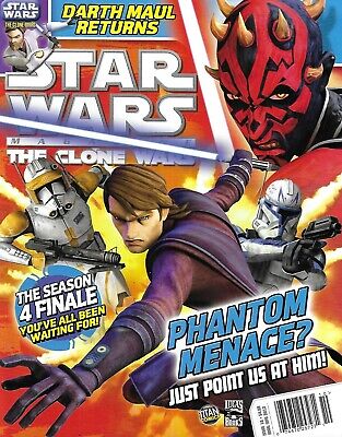 Star Wars Insider Magazine Clone Wars Phantom Menace Darth Maul Games Puzzles `
