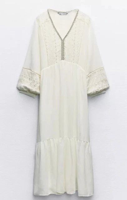 ZARA NWT WOMAN EMBROIDERED MAXI DRESS SAND Size L 2298/091 37.10 - PicClick UK ZARA NWT WOMAN EMBROIDERED MAXI DRESS SAND Size L 2298/091 37.10 - PicClick UK