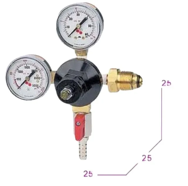 Micro Matic Double Gauge Nitrogen Regulator.        FREE SHIPPING *NEW Inbox