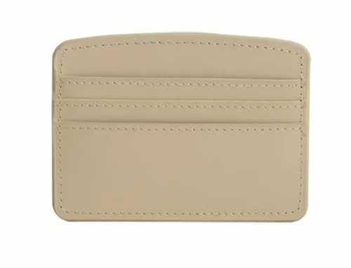 Paperthinks Recycled Leather Card Case, Ivory