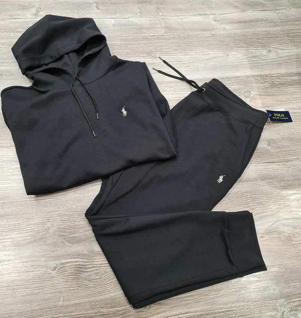 Black ralph lauren clearance tracksuit
