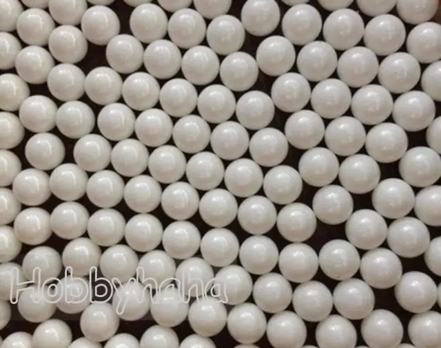 10Pcs Dia 3/8'' 9.525mm Ceramic Bearing Ball ZrO2 Zirconia Oxide Ball