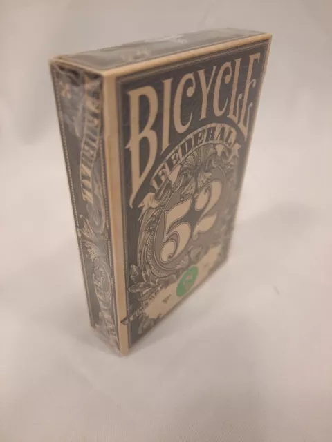 2013 Original Kickstarter Bicycle Branded Federal 52 Playing Cards KWP Deck #2