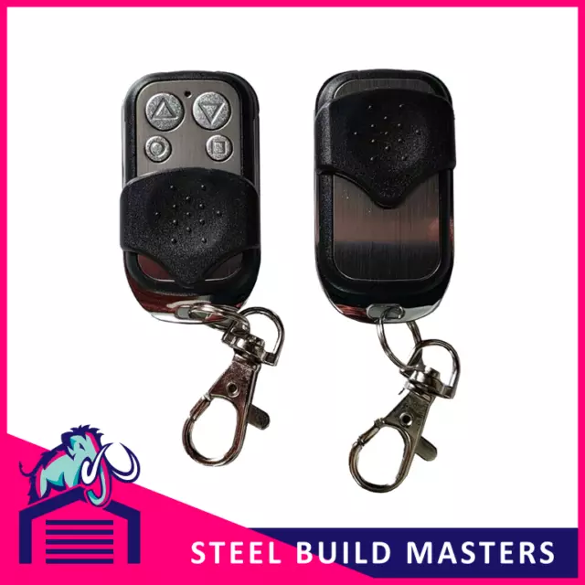 2 x Genuine PM1 Roller Shutter Door/Garage Door Remote Control Transmitters