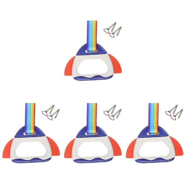 4 pares de anillos de pie para cuna de gimnasia entrenamiento en casa para bebé fitness