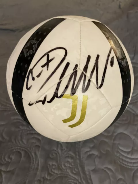 Christiano RONALDO CR7 Autographed Juventus FC Signed ADIDAS Soccer Ball COA