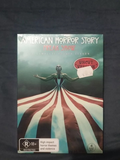 American Horror Story Freak Show Season 4 Dvd 4 Discs - R4 Brand New Unopened.