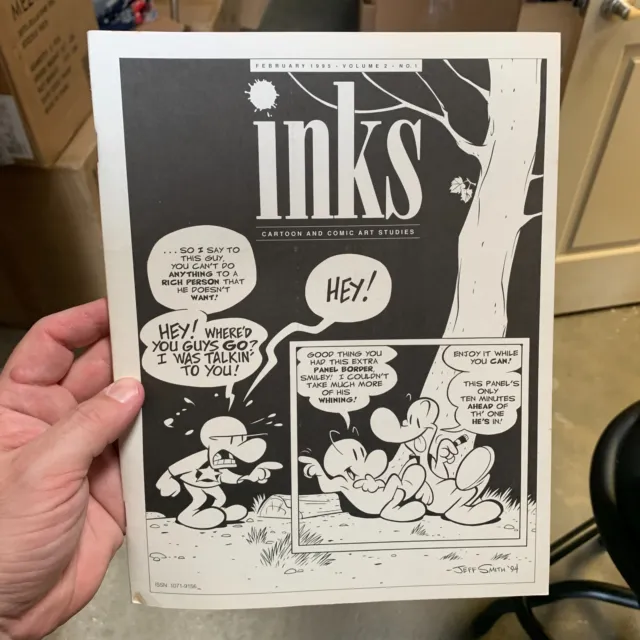 INKS Cartoon and Comic Art Studies Journal February 1995 Jeff Smith BONE