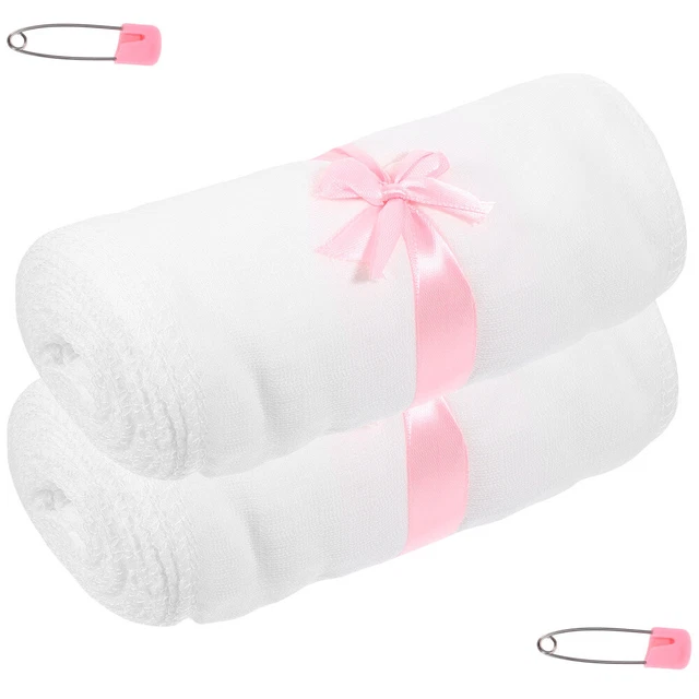 2 ROLLS POSTPARTUM Belly Wraps after Birth Button Band Belt Miss £20.95