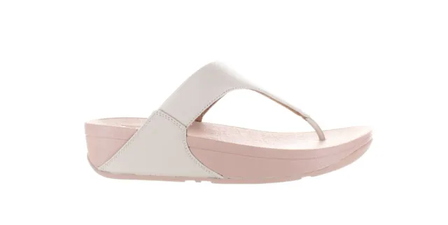FitFlop Womens Lulu Tan T-Strap Sandals Size 8.5 (7563284)