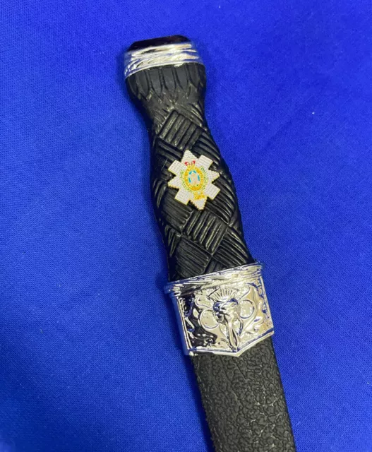 The Black Watch Regiment Kilt Dummy/Safety Sgian Dubh with Regimental badge