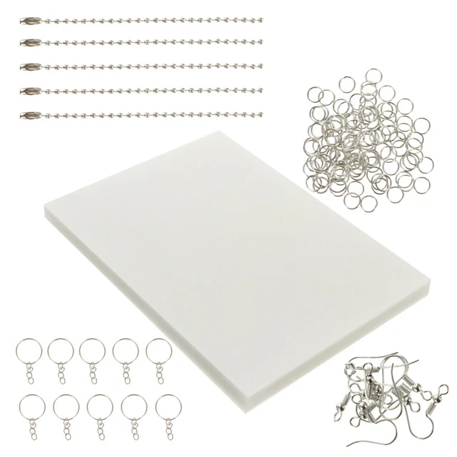 Clear Sanded Shrink Sheets Blank Shrink Papers Shrinky Art Paper Kit
