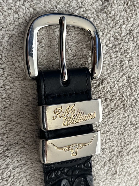 Rm williams online croc belt