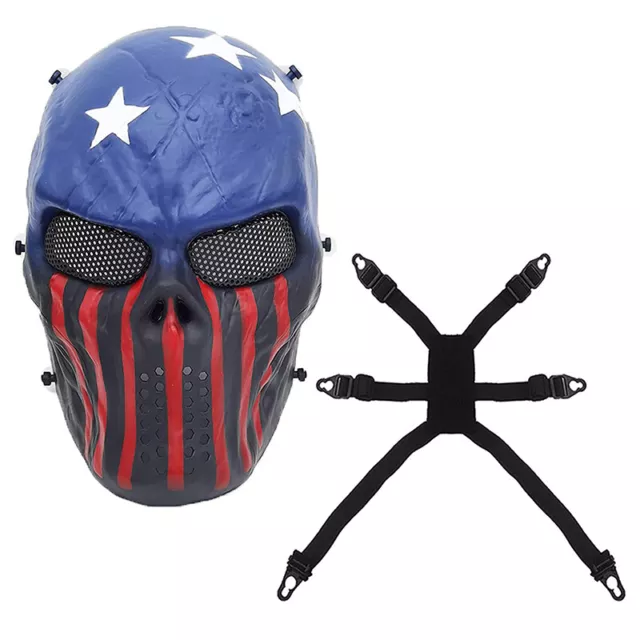 Lejie Taktische Vollgesichtsmaske - Airsoft & Paintball Maske Mit Augenschutz