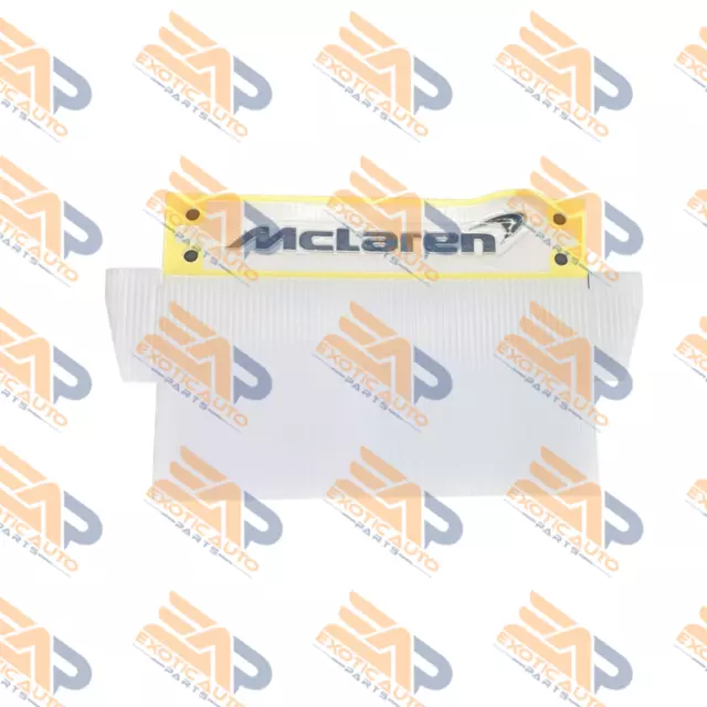 Genuine McLaren MP4-12C Rear Badge - Carbon