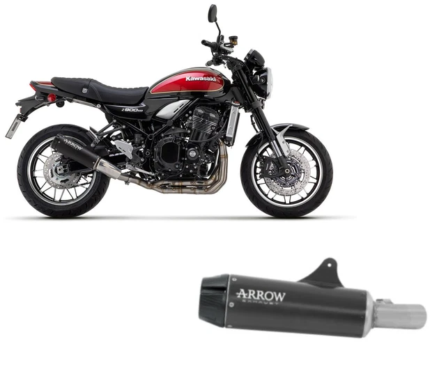 Kit Silencers Rebel Arrow cup Carbon for Kawasaki Z 900 RS 2022 > 2023