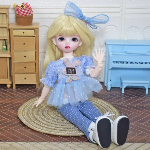 1/6 BJD Doll 30cm Ball Jointed Dolls with Fashion Clothes DIY Outfits Girls Gift