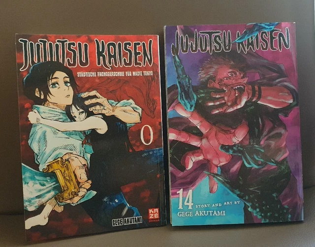 JUJUTSU KAISEN MANGA Band 0 deutsch, Band 14 englisch EUR 7,50 PicClick DE